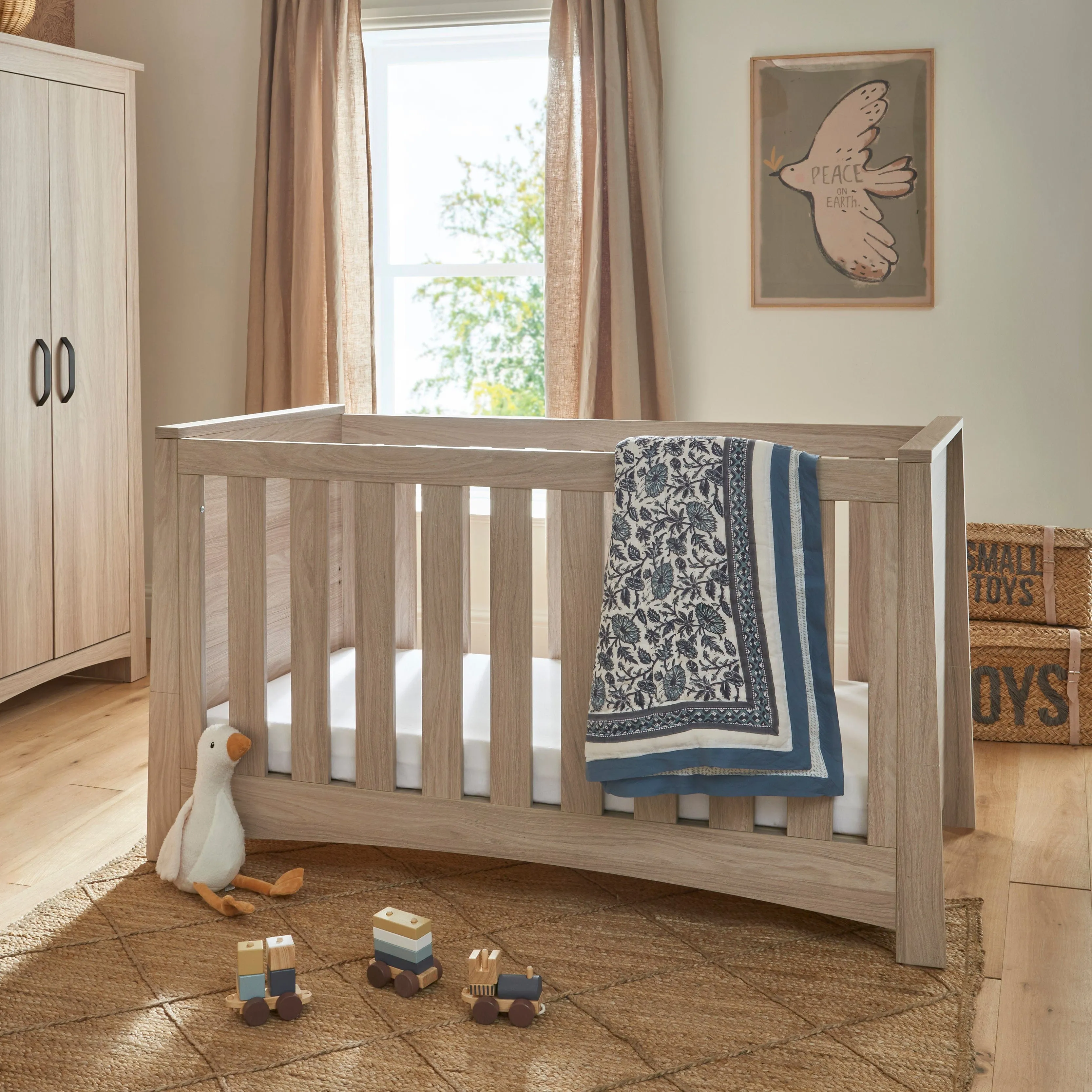 CuddleCo Isla 2 Piece Set - Ash