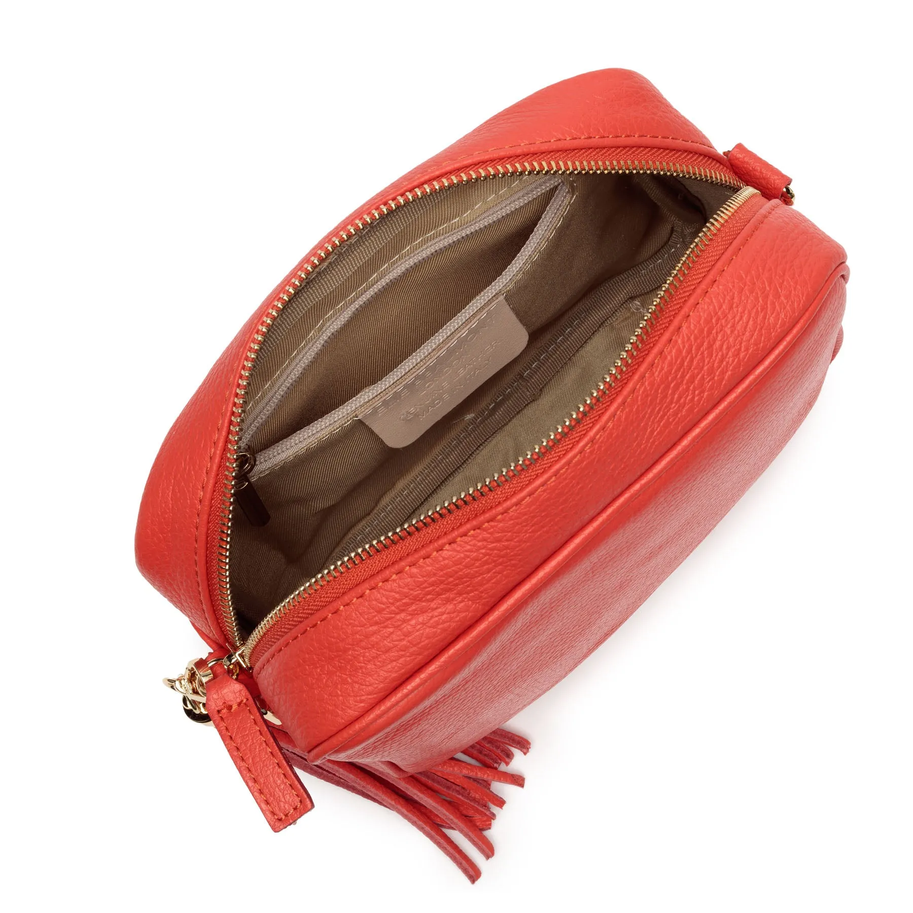 Elie Beaumont Crossbody Bag in Coral