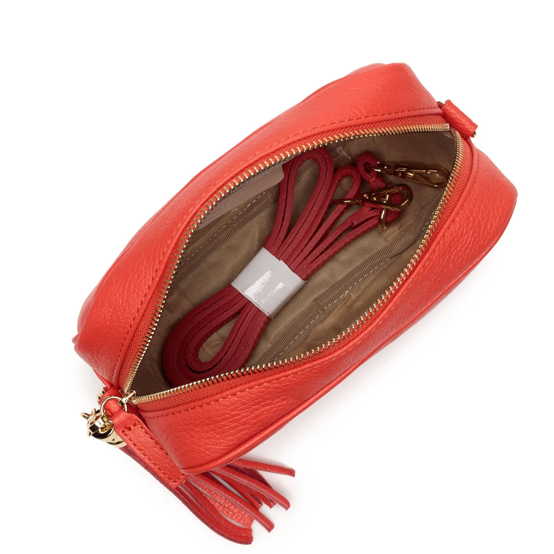 Elie Beaumont Crossbody Bag in Coral