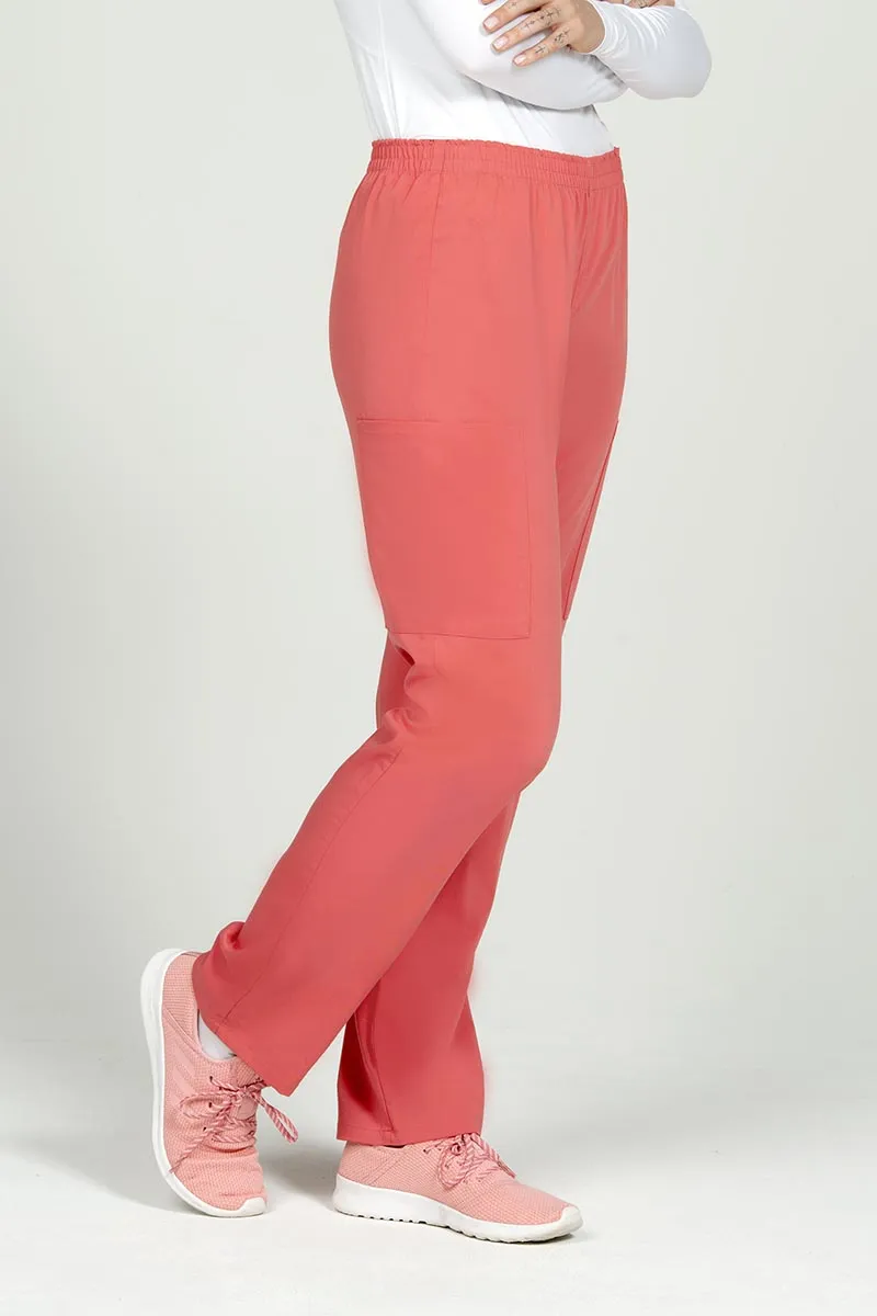 Epic by MedWorks Women's Elastic Waist Scrub Pant | Coral