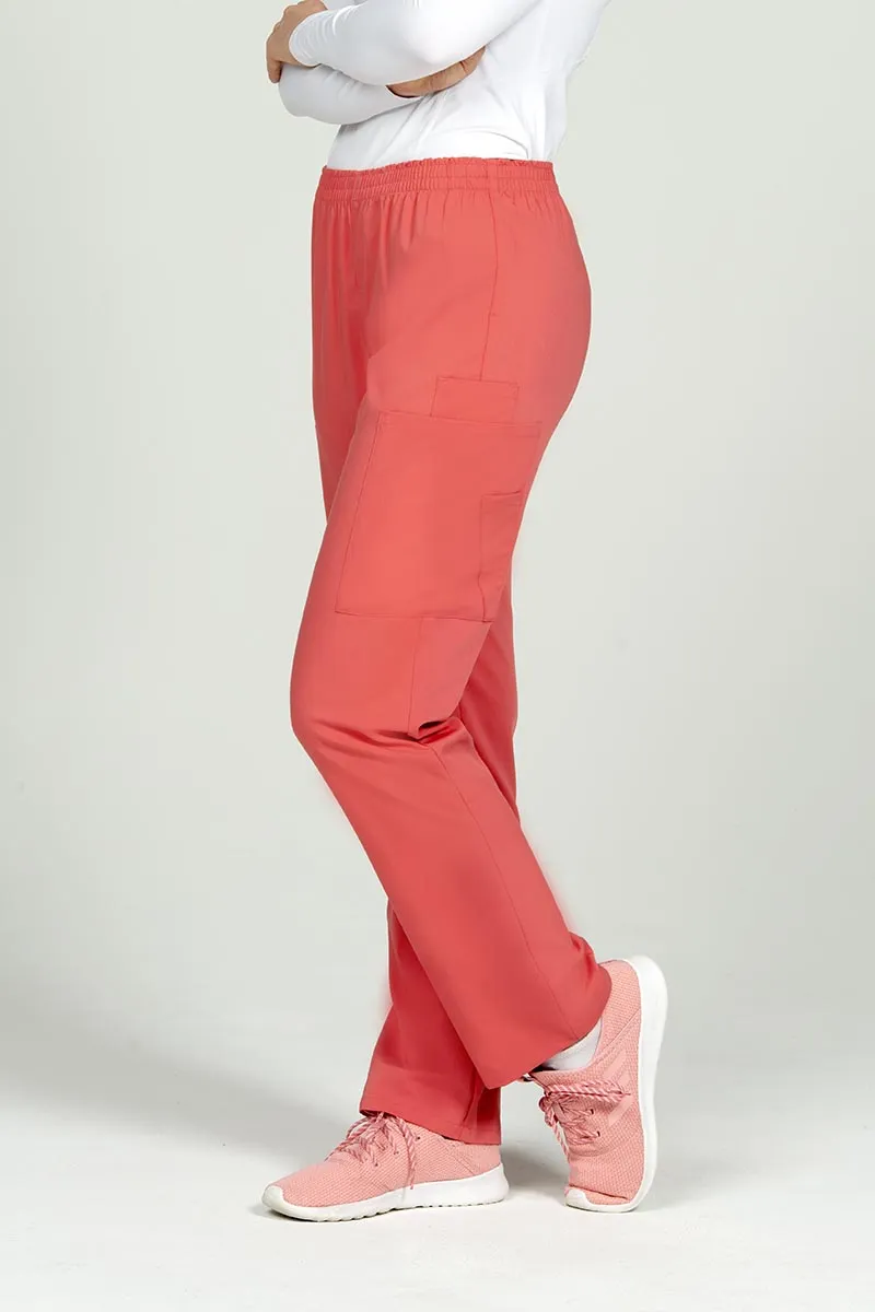 Epic by MedWorks Women's Elastic Waist Scrub Pant | Coral
