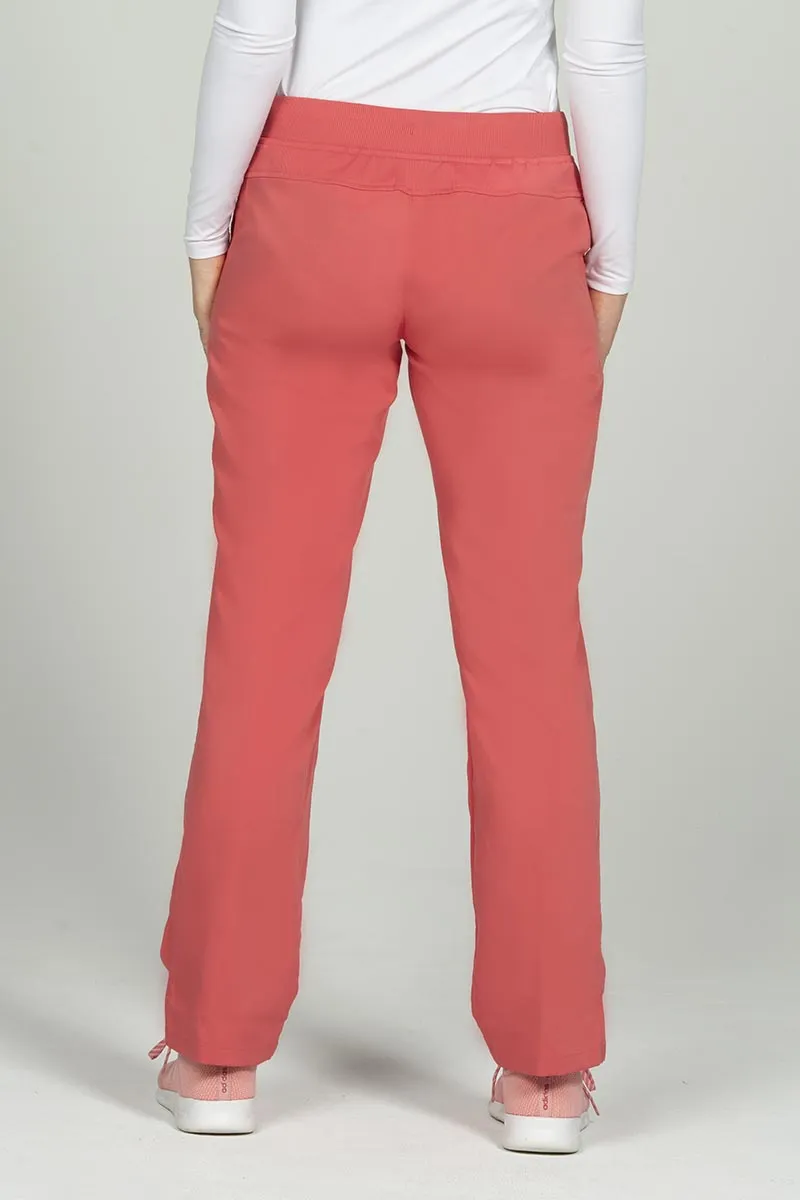 Epic by MedWorks Women's Skinny Yoga Scrub Pant | Coral