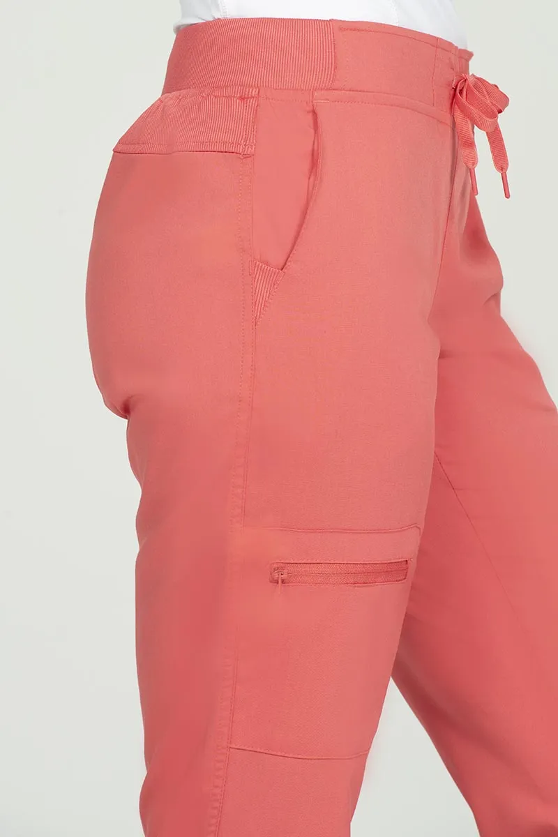 Epic by MedWorks Women's Skinny Yoga Scrub Pant | Coral