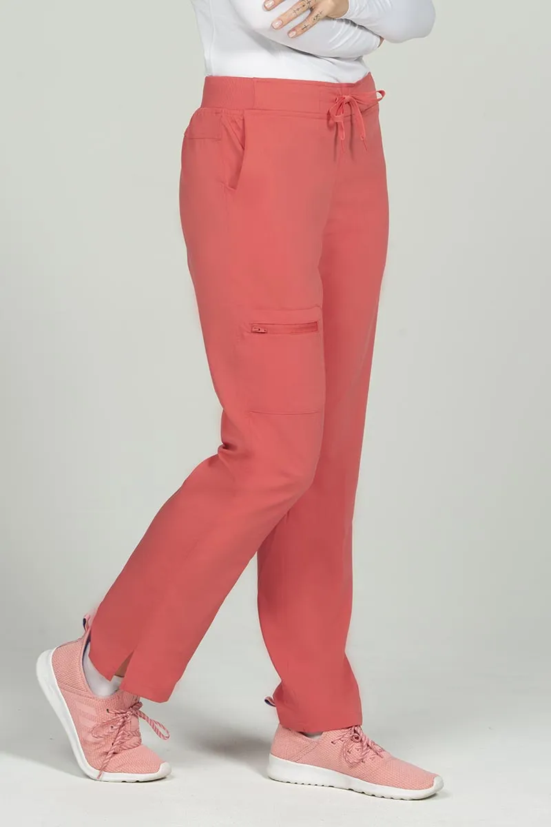 Epic by MedWorks Women's Skinny Yoga Scrub Pant | Coral