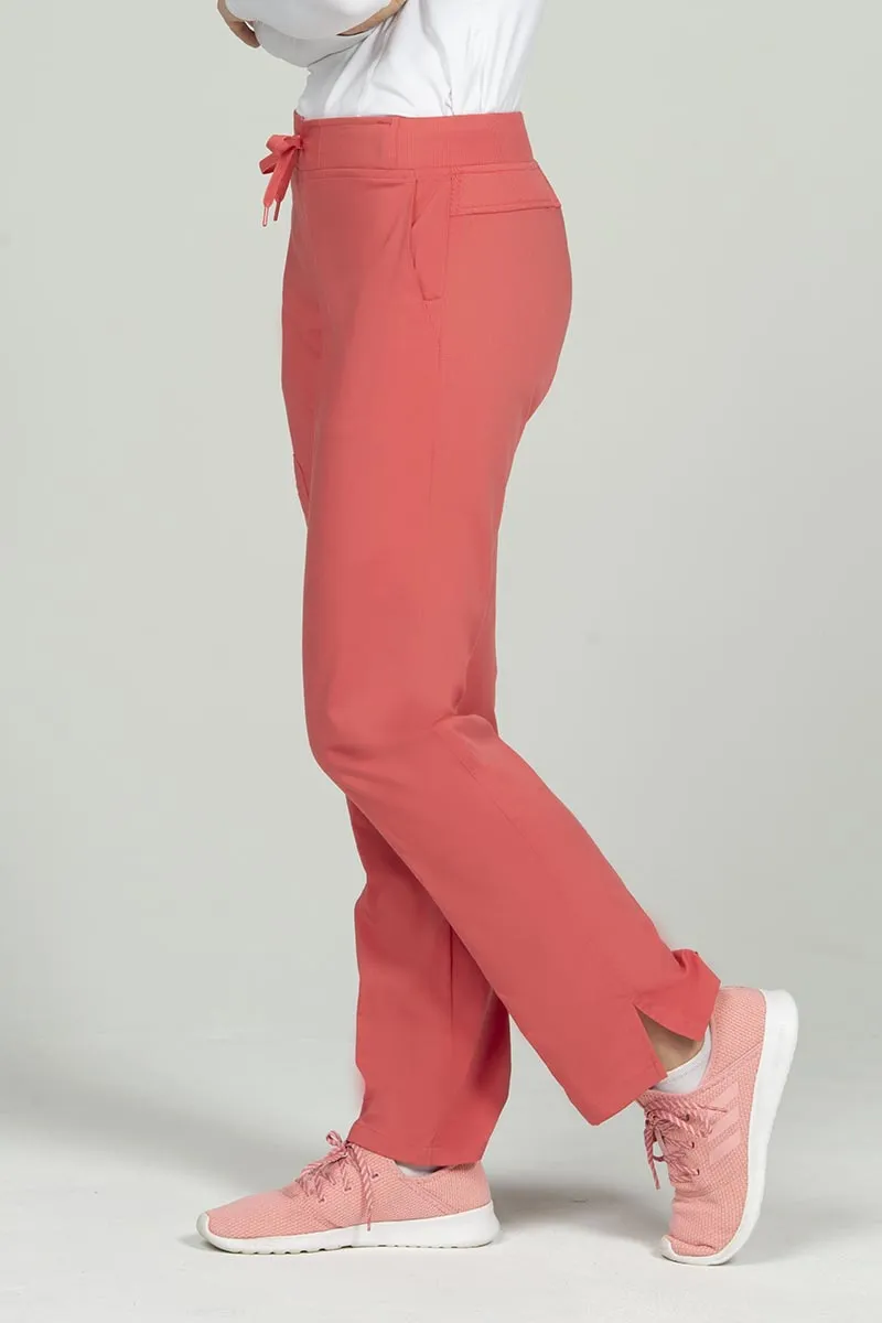 Epic by MedWorks Women's Skinny Yoga Scrub Pant | Coral