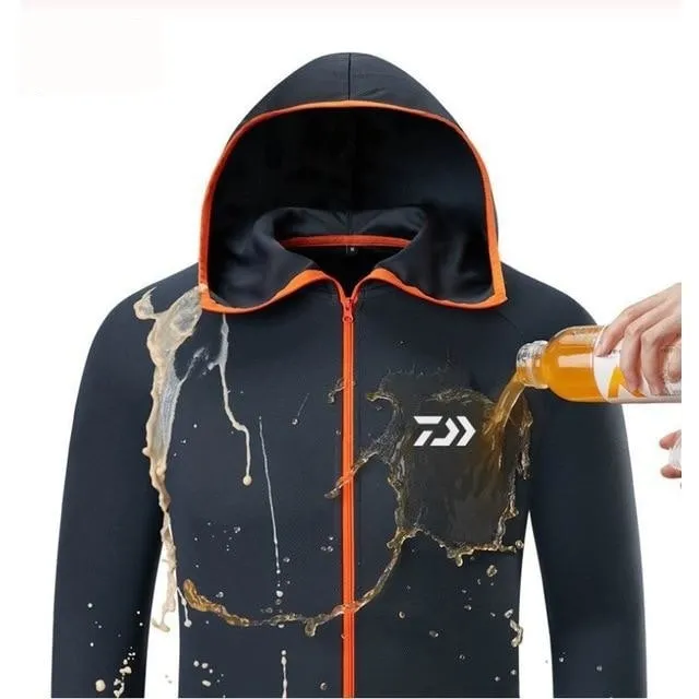 Fishing Shirt Breathable Fishing Clothing Men Waterproof Fishing Shirts Long Sleeve Fishing Jacket Quick Drying Fishing Clothes