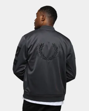 Fred Perry Branded Track Jacket Gunmetal
