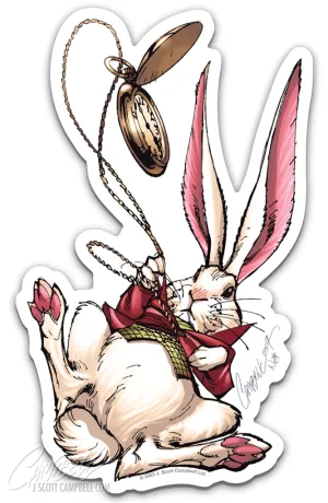 FTF Alice White Rabbit (2010) Die Cut Sticker
