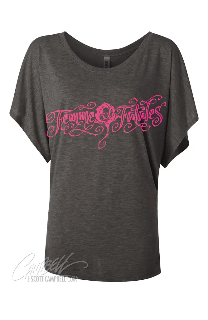 FTF Femme Fatales Logo 2023 Women's Dolman T-Shirt