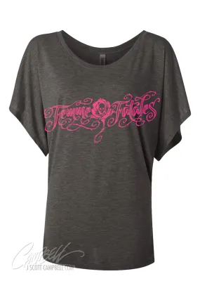 FTF Femme Fatales Logo 2023 Women's Dolman T-Shirt