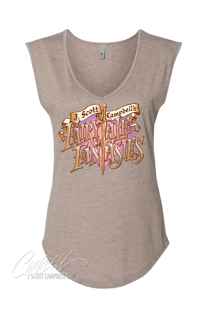 FTF Logo 2023 Women's V-neck Sleeveless T-Shirt