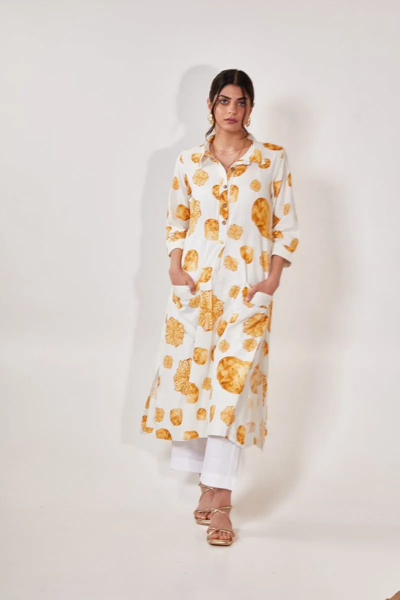 Golden Seams Kurta