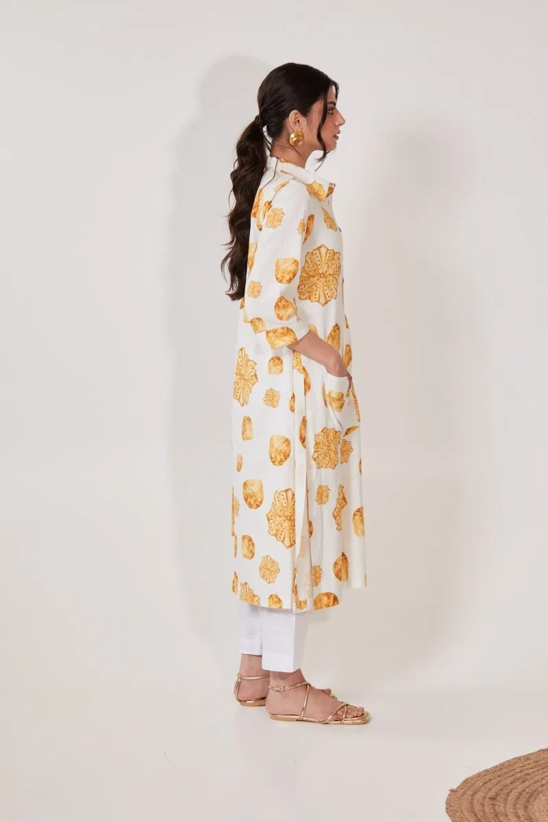 Golden Seams Kurta