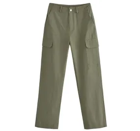green militar cargo pants dresS