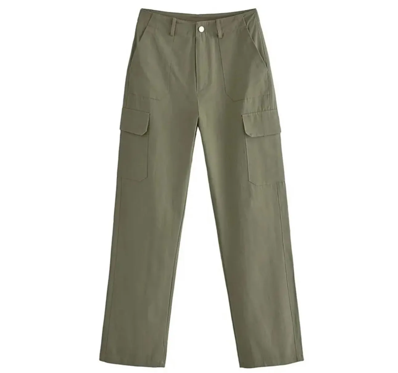 green militar cargo pants dresS