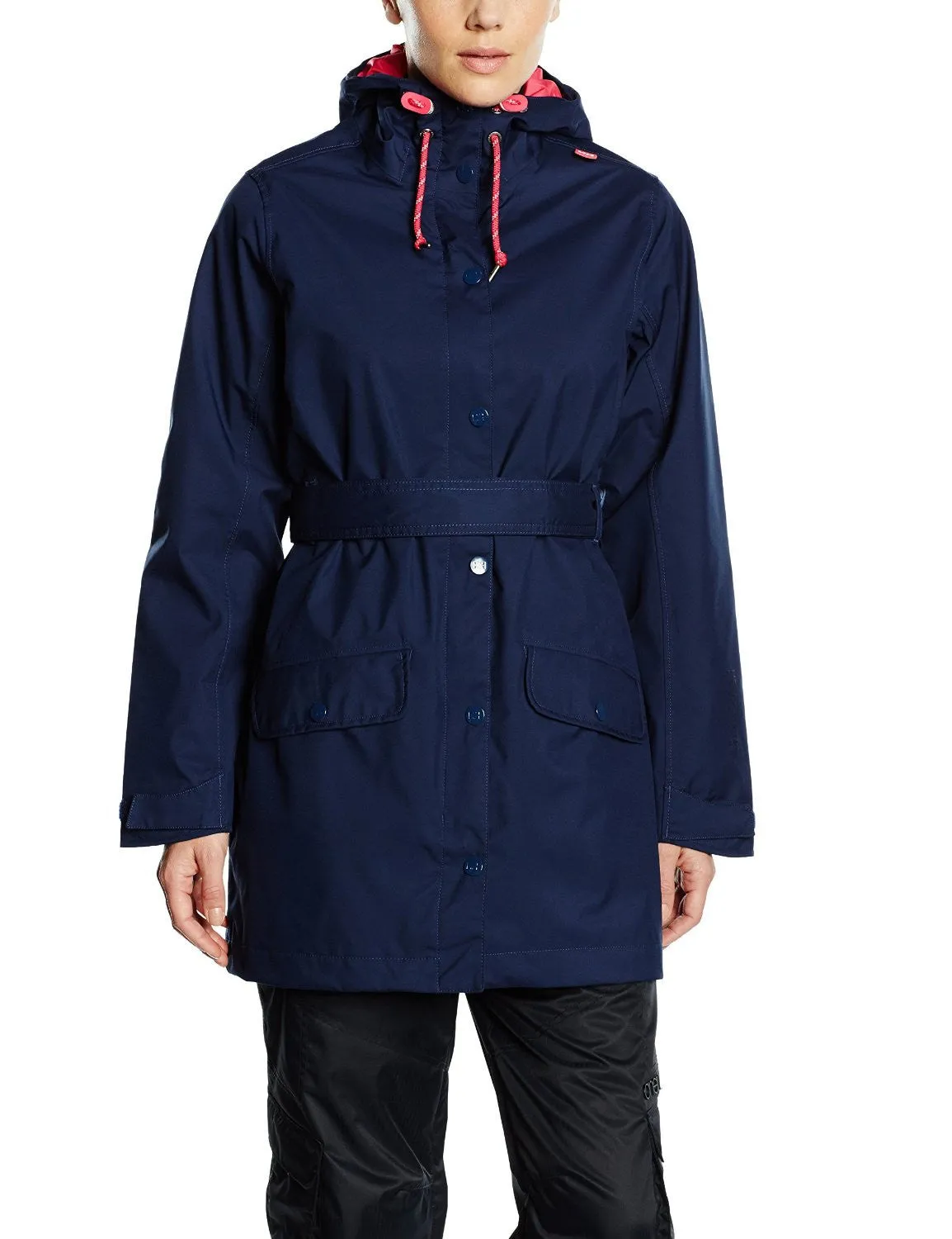 Helly Hansen Lyness Coat Waterproof Hooded Rain Coat Jacket - Womens