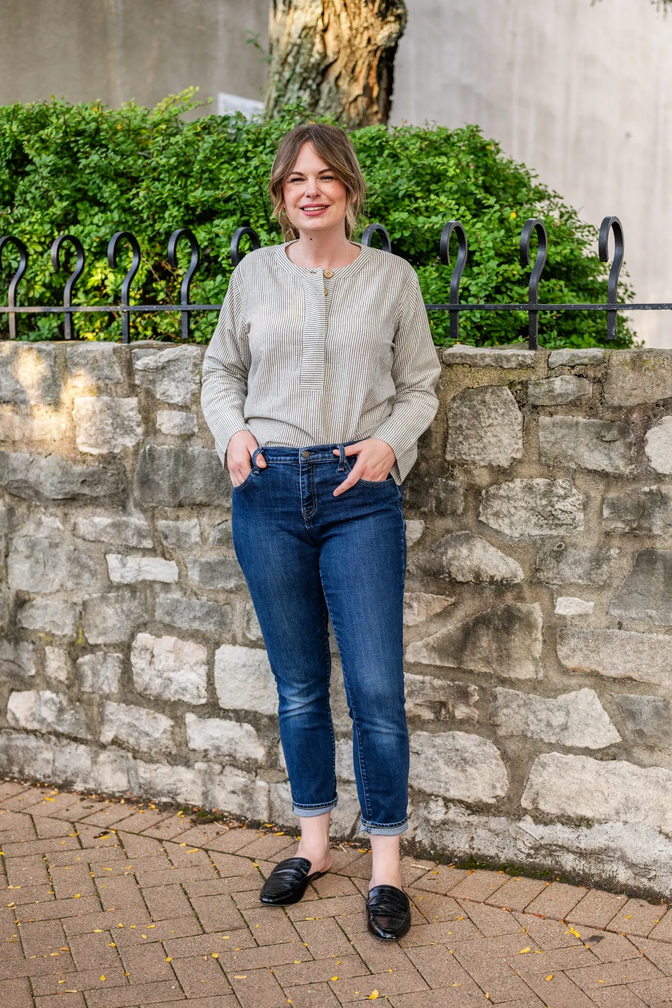 Hidden Button Tunic