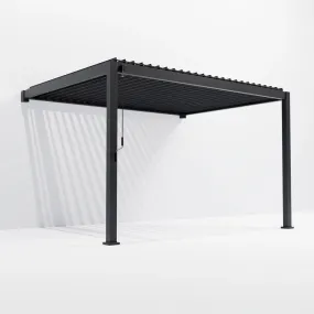 Hilton Aluminium Wall Mounted Pergola - 3m x 4m