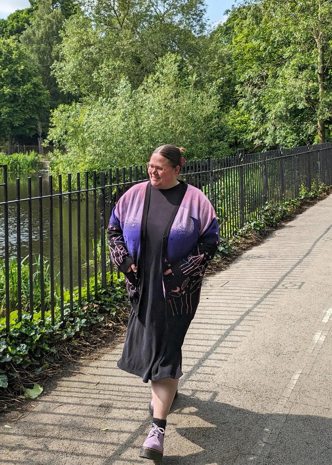 Home of Rainbows - Cosmic Crystal Cluster Knit Cardigan
