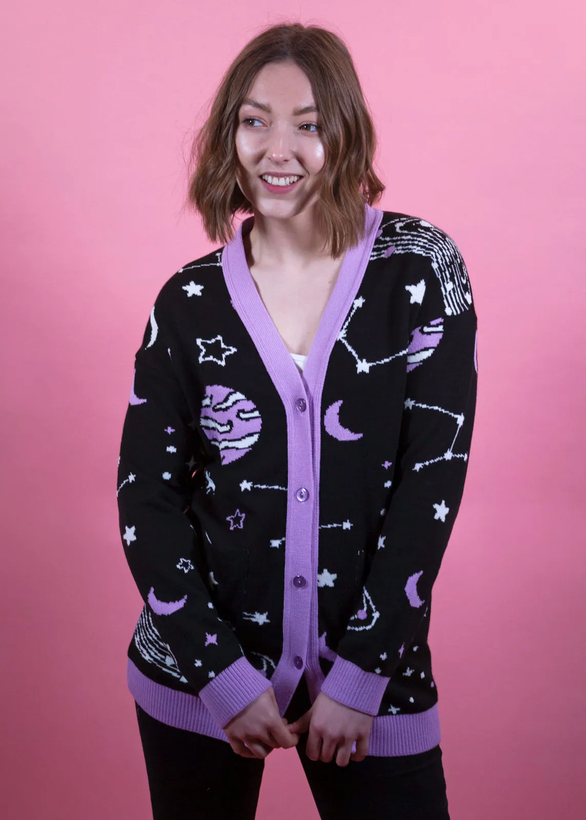 Home of Rainbows - Cosmic Knit Cardigan
