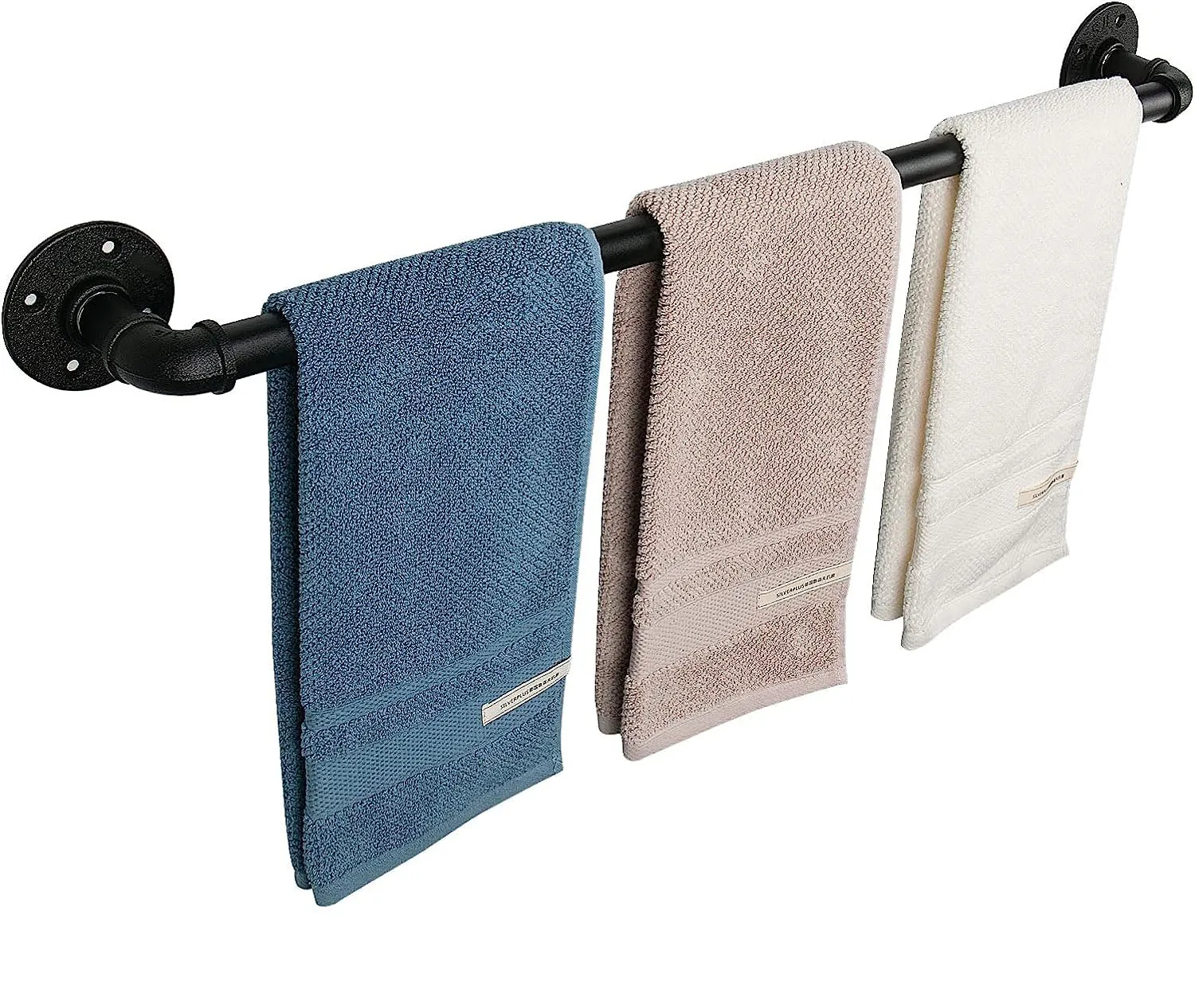 Industrial Pipe Towel Rack Towel Bar-80CM