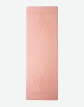 Infinity Yoga Mat - 5mm - Diamond Align Coral - Best Non - Slip Yoga Mat