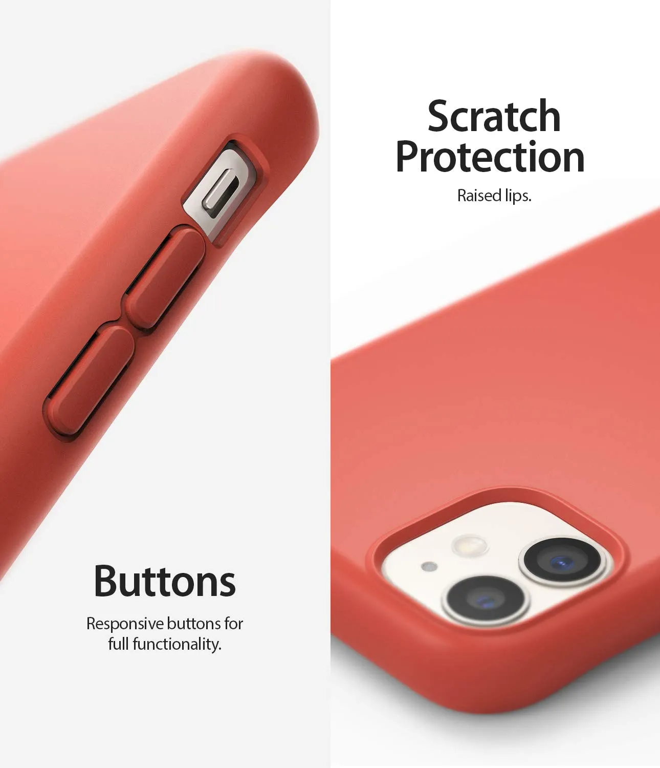 iPhone 11 Back Cover Case | Air S - Coral
