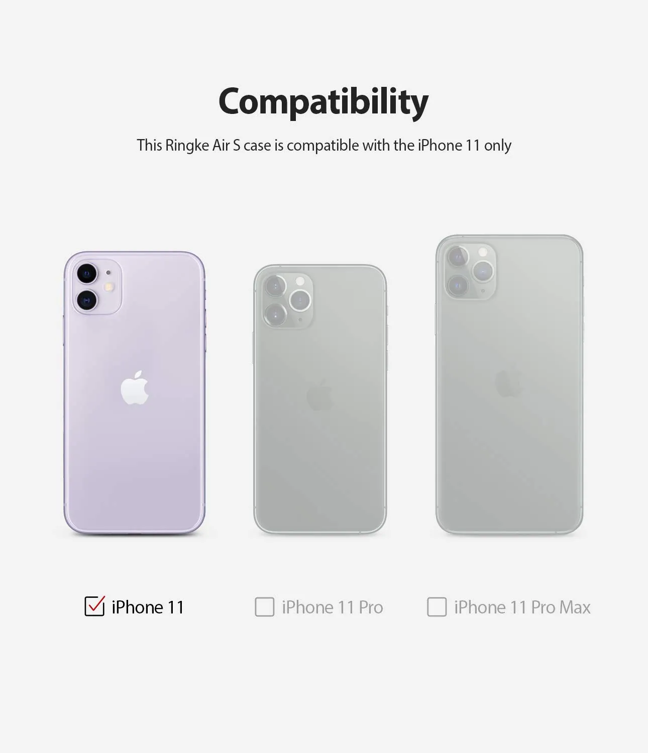 iPhone 11 Back Cover Case | Air S - Coral