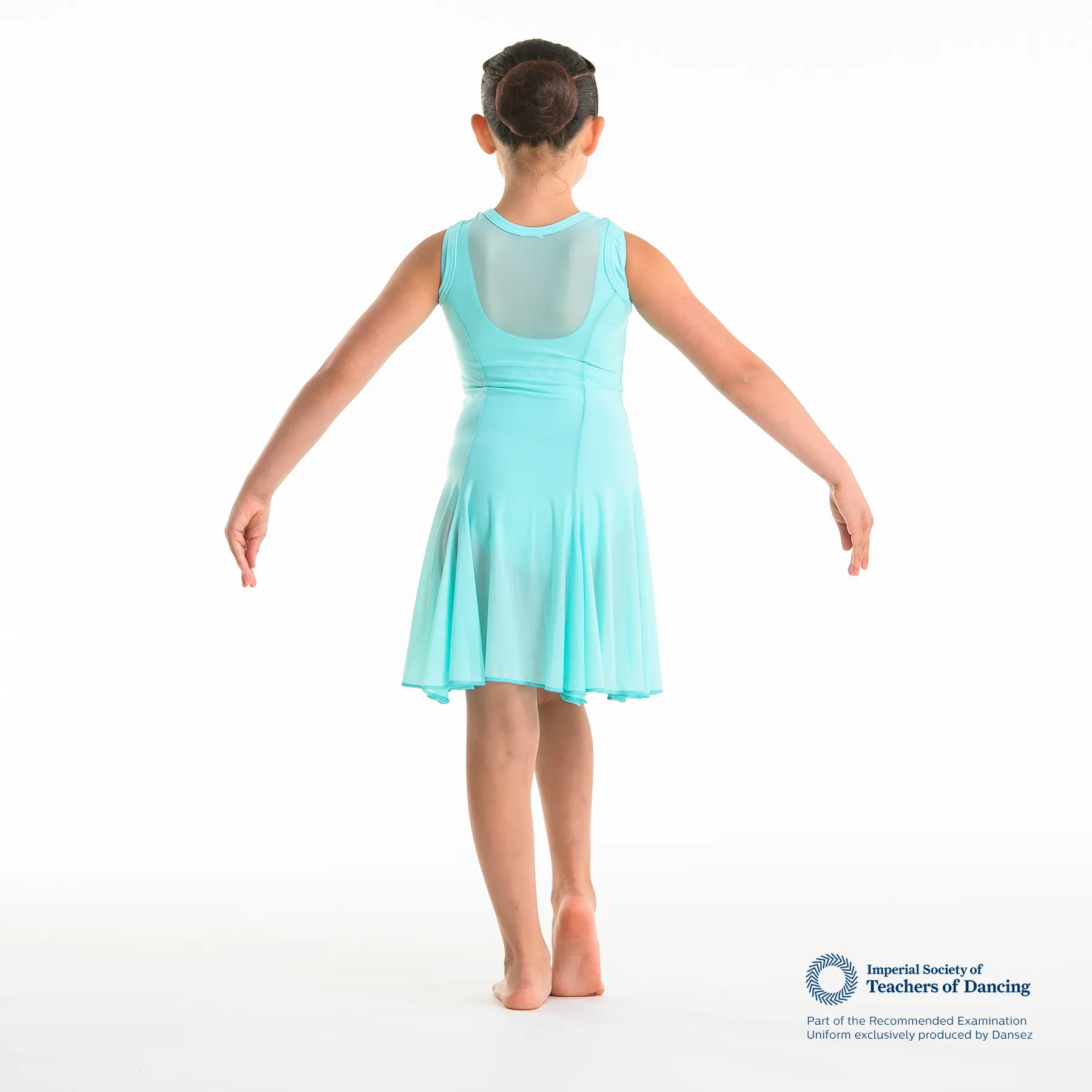 ISTD Mesh Greek Tunic - Light Green (Junior Dancer)
