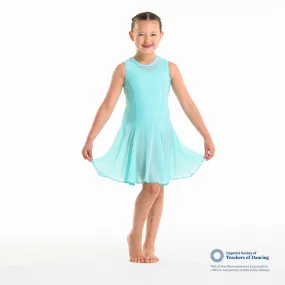 ISTD Mesh Greek Tunic - Light Green (Young Dancer)