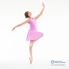 ISTD Mesh Greek Tunic - Light Pink (Teenage/Adult)