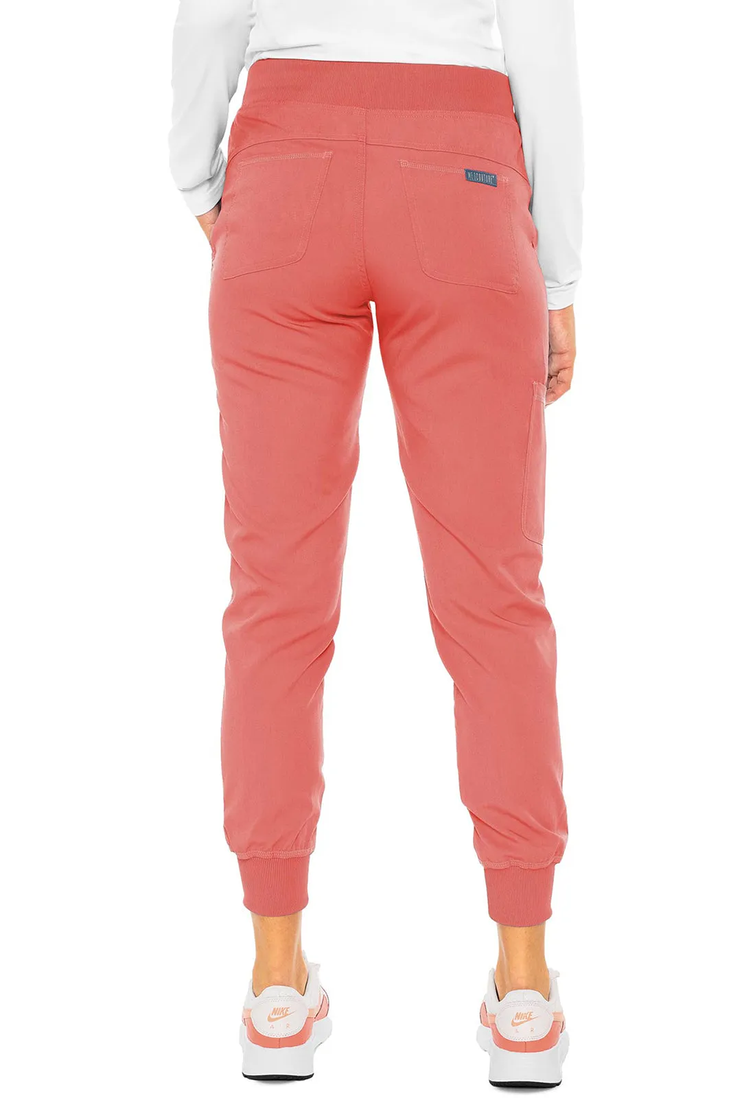 Jogger Yoga Scrubs Pants (Petite) by Med Couture(MC Touch)  XS-XL /Coral