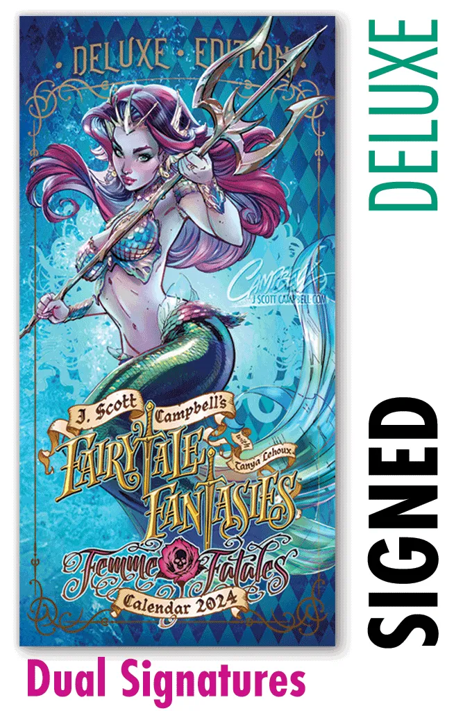 JSC's FairyTale Fantasies Calendars 2024 - Dual Signatures