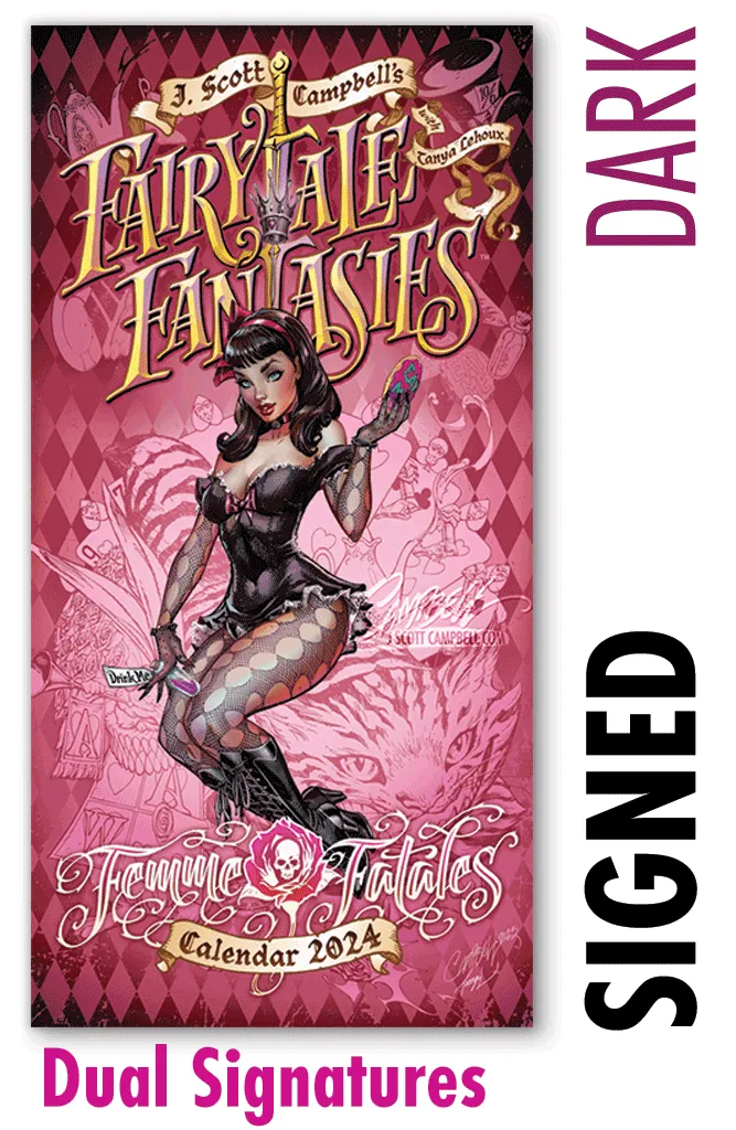 JSC's FairyTale Fantasies Calendars 2024 - Dual Signatures