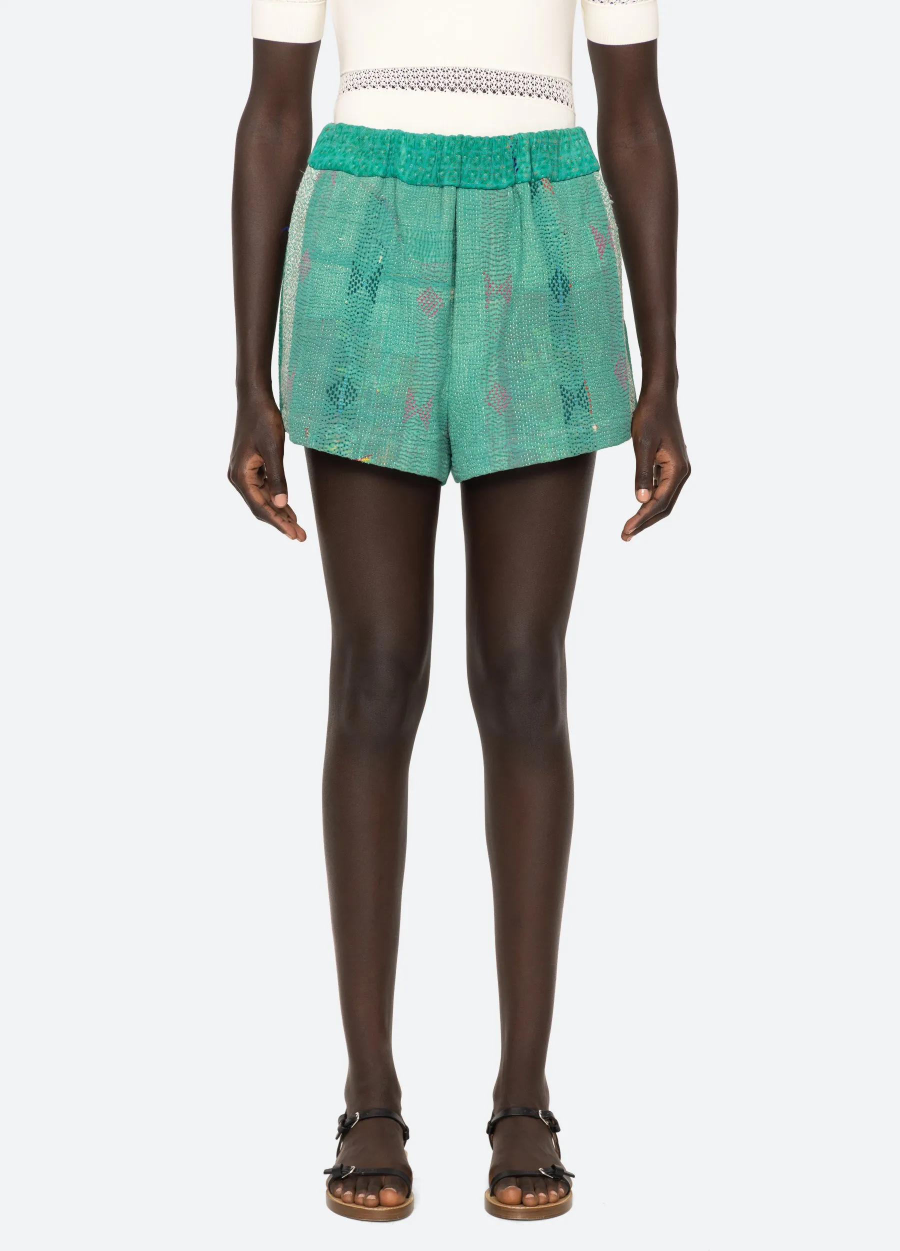 Kantha Shorts