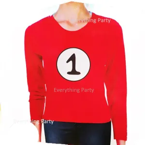 Kids Cat in the Hat Thing 1 Long Sleeve Top