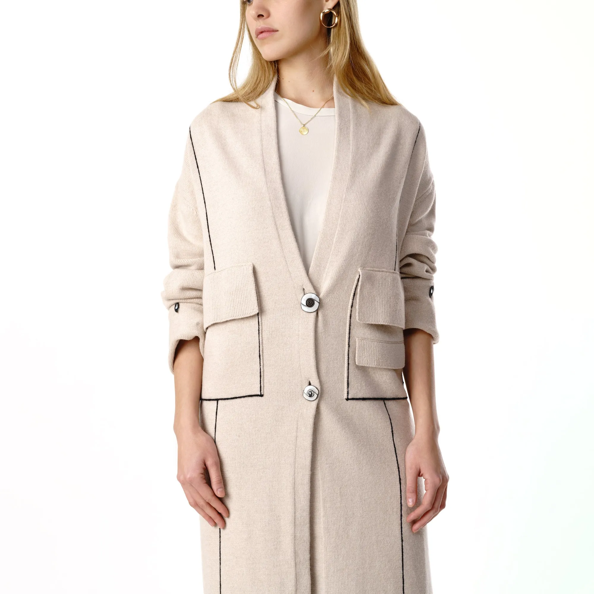 Lake Como Cardigan in Cream - Limited Edition