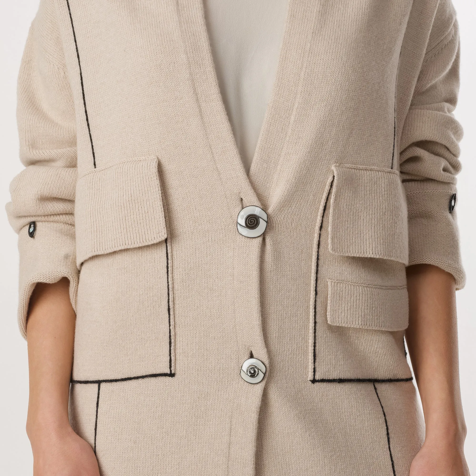 Lake Como Cardigan in Cream - Limited Edition