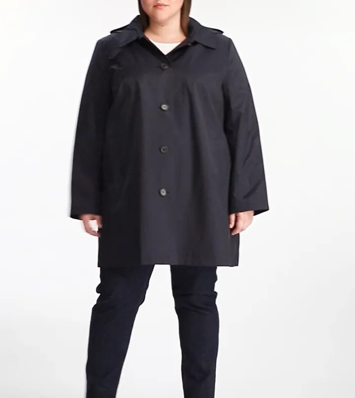 Lauren Ralph Lauren Plus Size Hooded Raincoat
