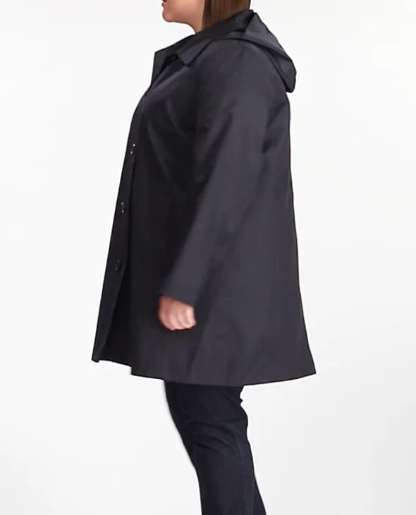Lauren Ralph Lauren Plus Size Hooded Raincoat