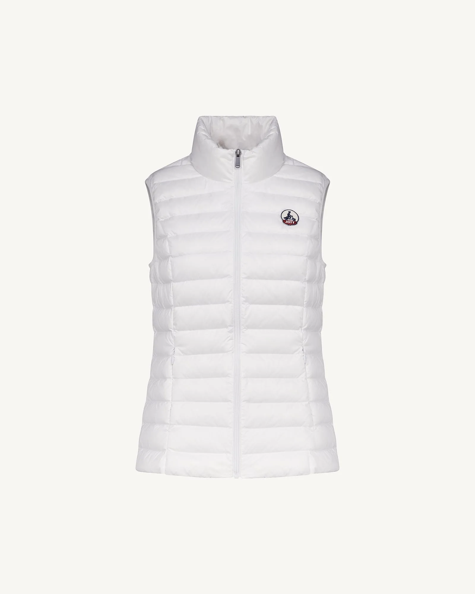 Light sleeveless down jacket White Seda