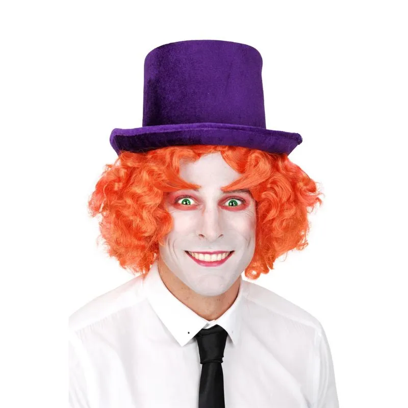 Lincoln Top Hat Velvet - Purple