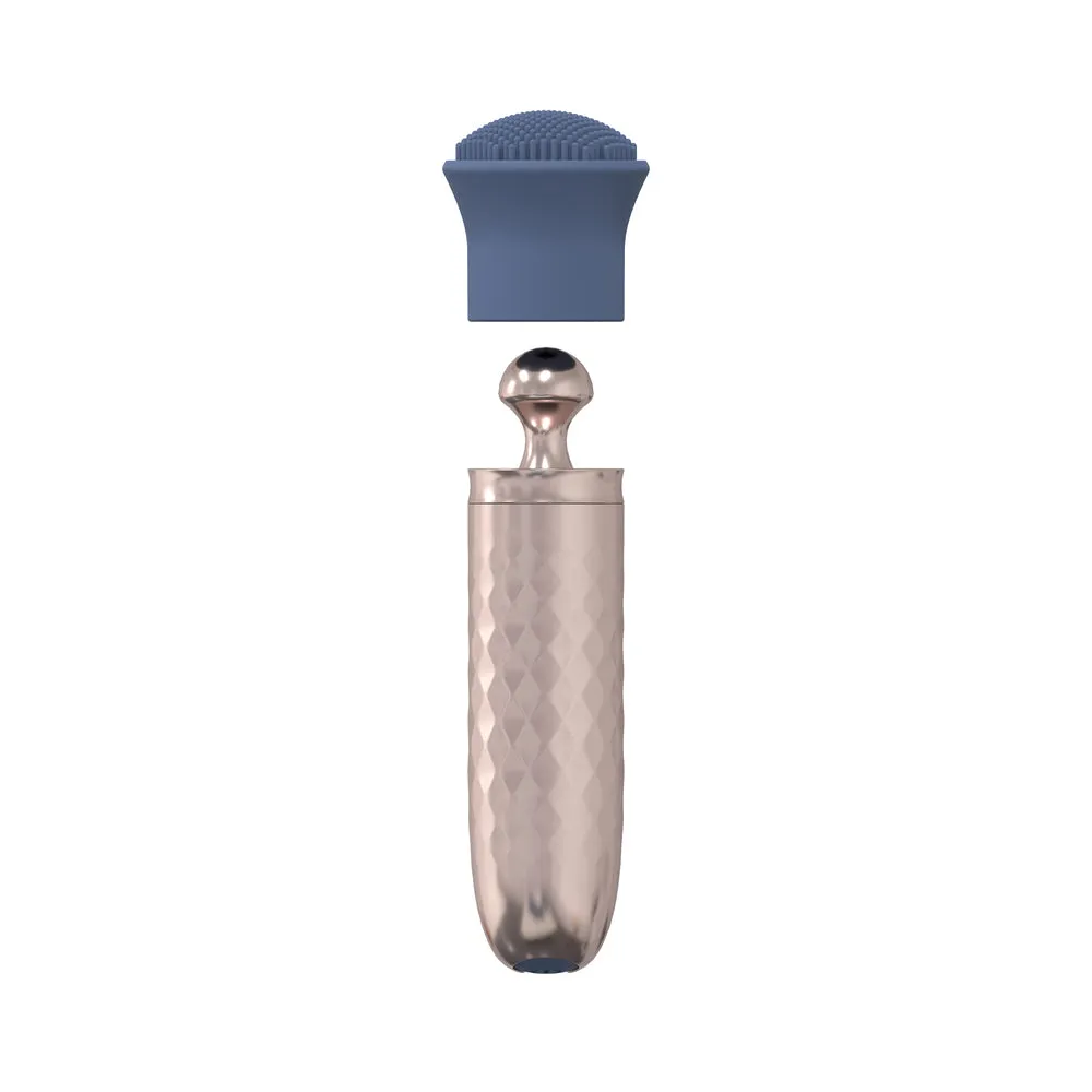 LoveLine The Thrill Wand Silicone Rechargeable Splashproof Blue