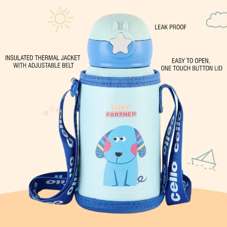 Lucky Hot & Cold Stainless Steel Kids Water Bottle, 500ml