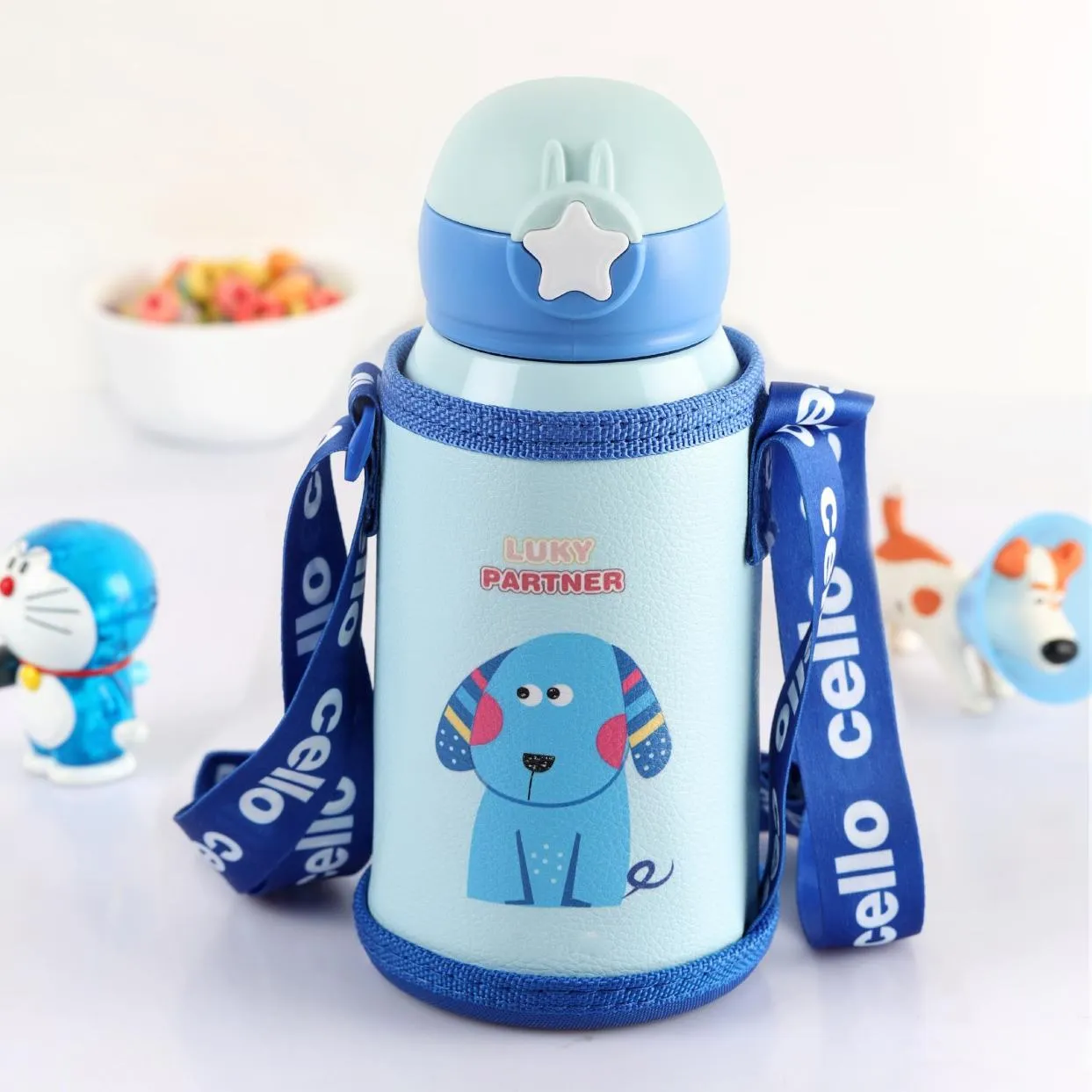 Lucky Hot & Cold Stainless Steel Kids Water Bottle, 500ml