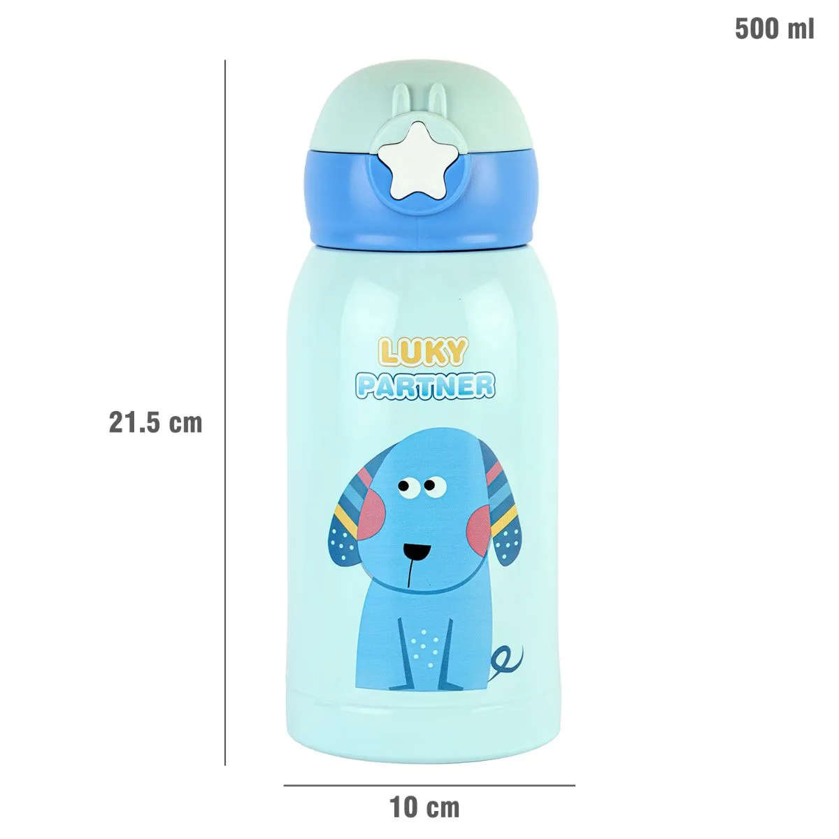 Lucky Hot & Cold Stainless Steel Kids Water Bottle, 500ml