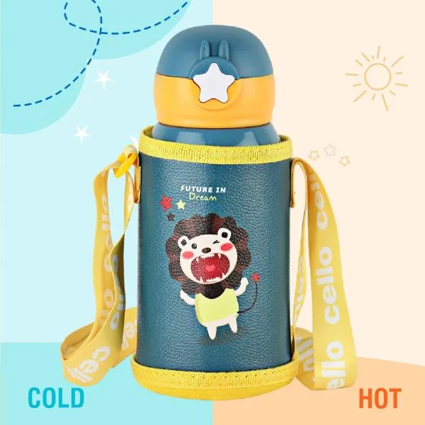 Lucky Hot & Cold Stainless Steel Kids Water Bottle, 500ml