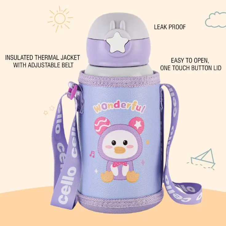 Lucky Hot & Cold Stainless Steel Kids Water Bottle, 500ml