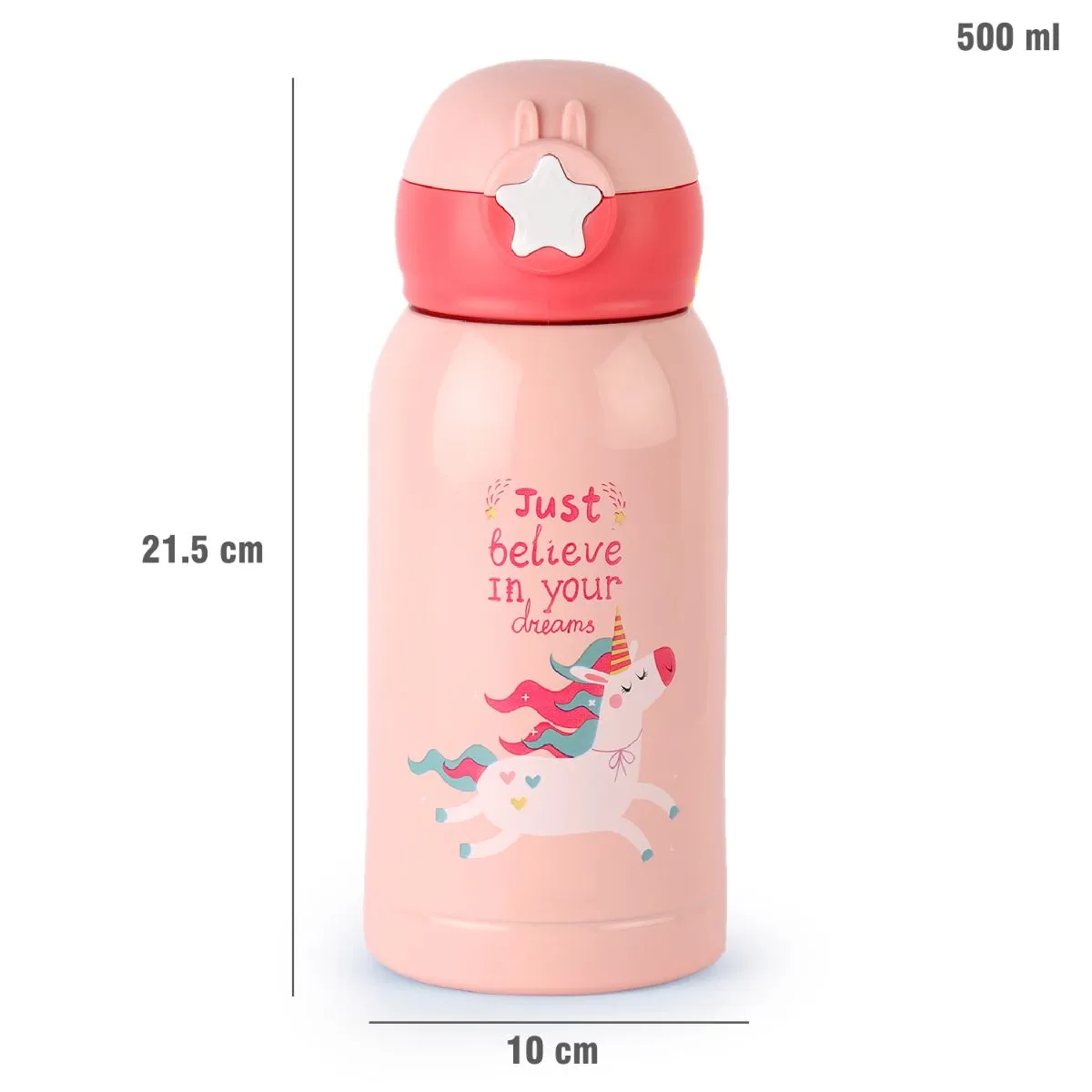 Lucky Hot & Cold Stainless Steel Kids Water Bottle, 500ml