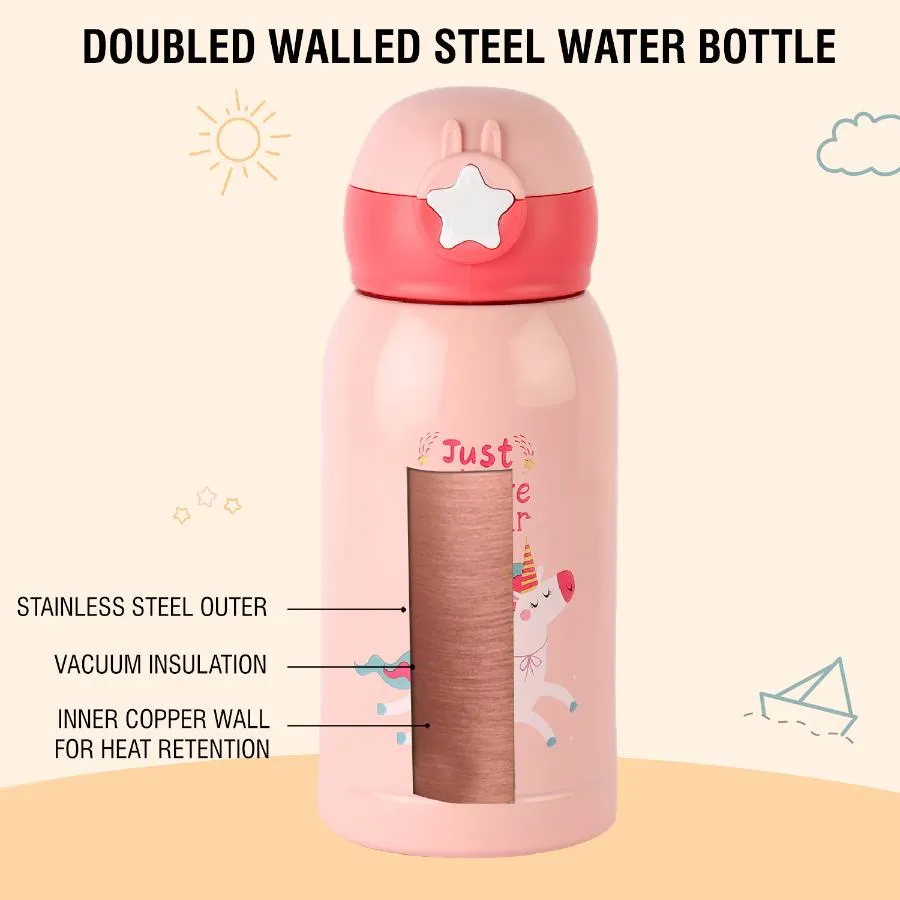Lucky Hot & Cold Stainless Steel Kids Water Bottle, 500ml